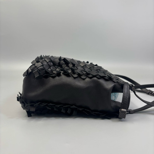Bottega Veneta Tote Bag Lambskin Intrecciato Black