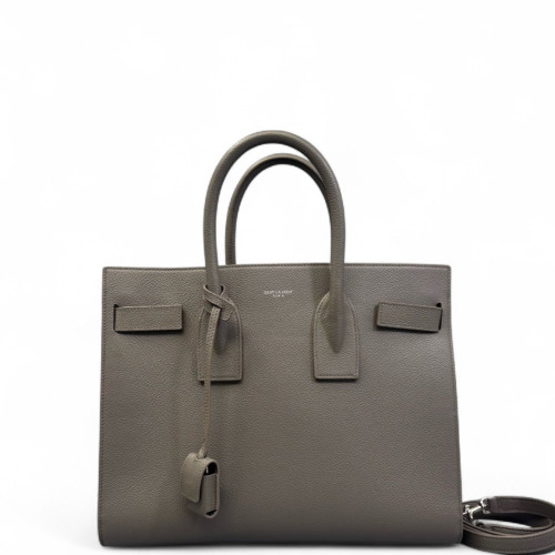 Yves Saint Laurent Small Sac De Jour Calfskin Grey
