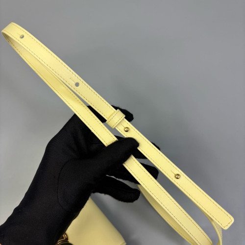 Celine Mini Claude Shoulder Bag Smooth Calfskin Yellow