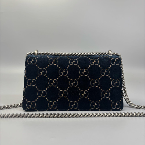 Gucci Crystal Small Dionysus Velvet Black