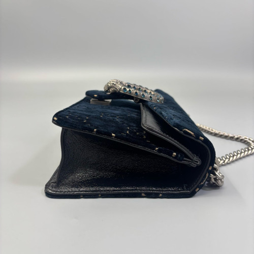 Gucci Crystal Small Dionysus Velvet Black