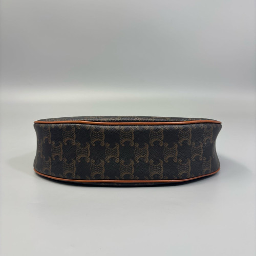Celine Medium Ava Shoulder Bag Triomphe Brown Black