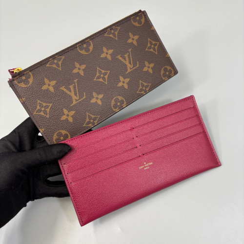 Louis Vuitton Pochette Felicie Chain Wallet Monogram Brown