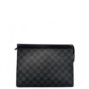 Louis Vuitton Toiletry Pouch 26 Damier Graphite Black
