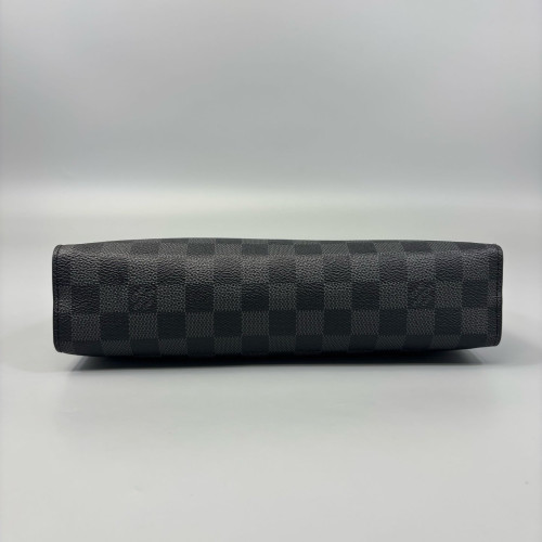 Louis Vuitton Toiletry Pouch 26 Damier Graphite Black