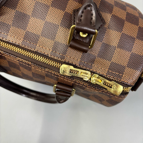 Louis Vuitton Speedy Bandouliere 25 Damier Ebene Brown