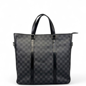 Louis Vuitton Explorer North-South Briefcase Damier Graphite Black