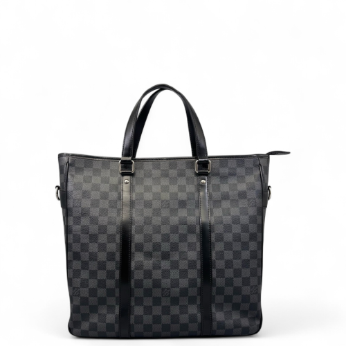Louis Vuitton Explorer North-South Briefcase Damier Graphite Black