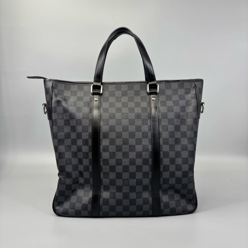 Louis Vuitton Explorer North-South Briefcase Damier Graphite Black