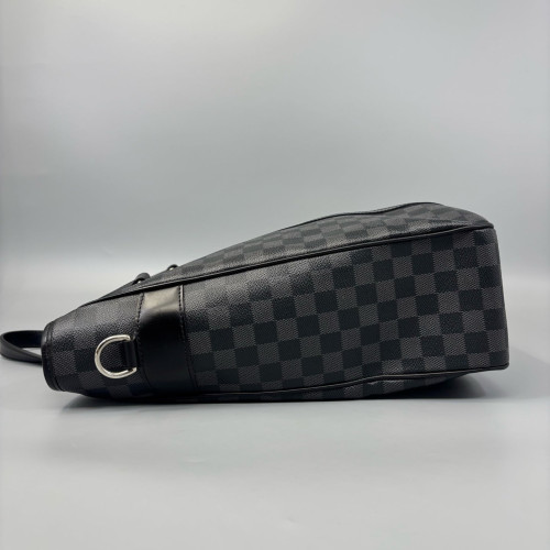 Louis Vuitton Explorer North-South Briefcase Damier Graphite Black