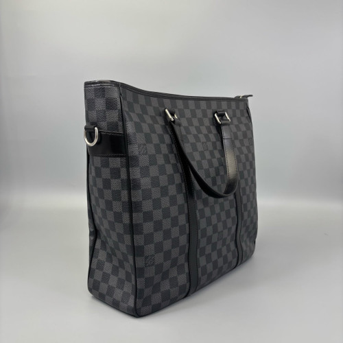 Louis Vuitton Explorer North-South Briefcase Damier Graphite Black
