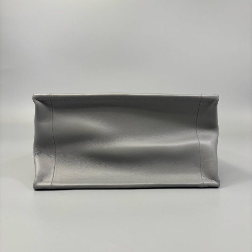 Dior New Small Book Tote Canvas Grey Beige