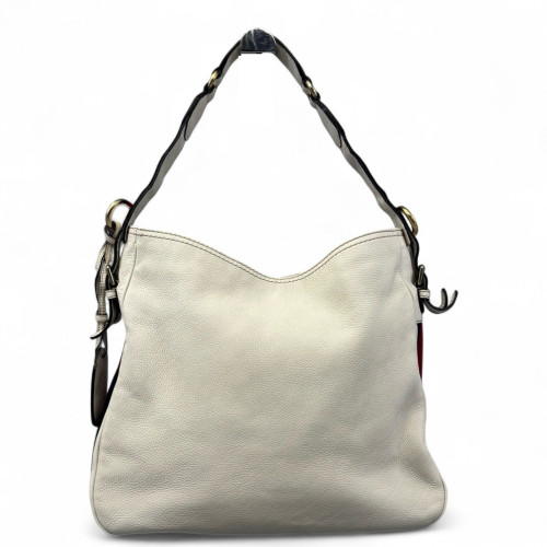Gucci Hobo Grained Calfskin White