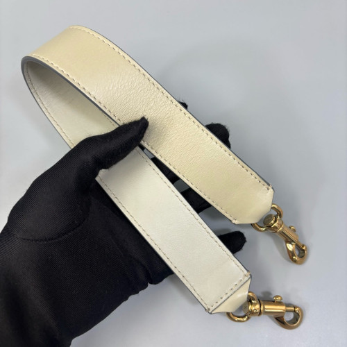 Chloe Messenger Grained Calfskin Grey Beige Pink