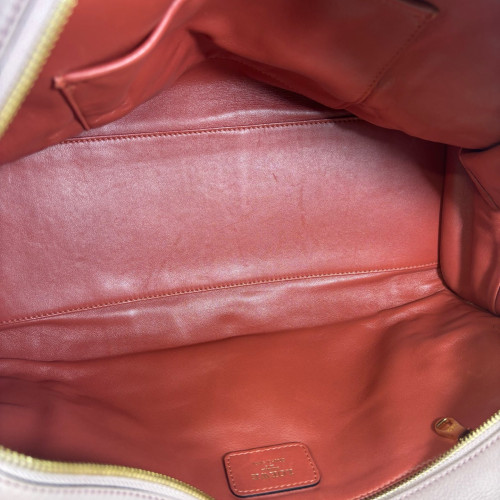 Loewe Amazona 36 Grained Calfskin Brown Pink Orange