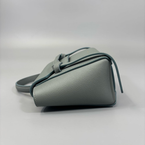 Celine Pico Belt Bag Grained Calfskin Grey