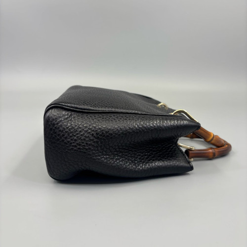 Gucci Mini Diana Tote Bag Calfskin Black