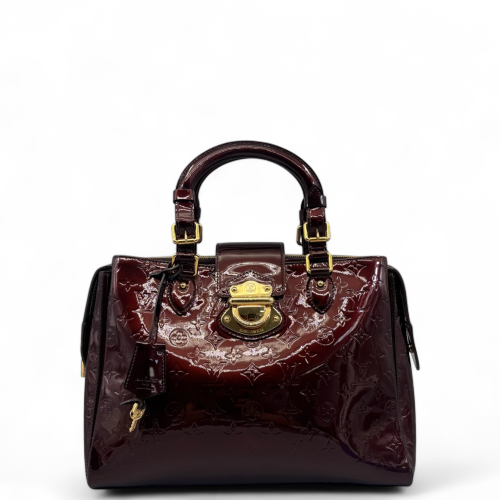 Louis Vuitton Melrose Avenue Handbag Vernis Amarante