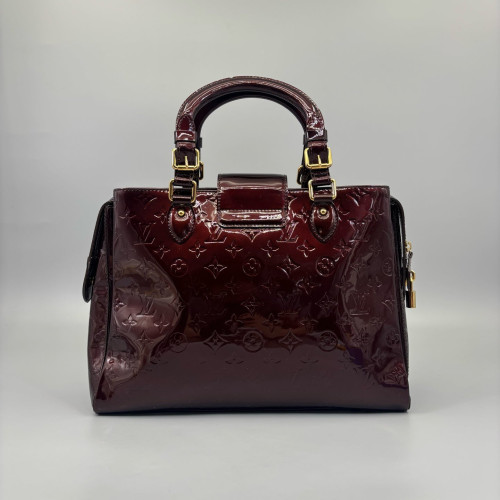Louis Vuitton Melrose Avenue Handbag Vernis Amarante