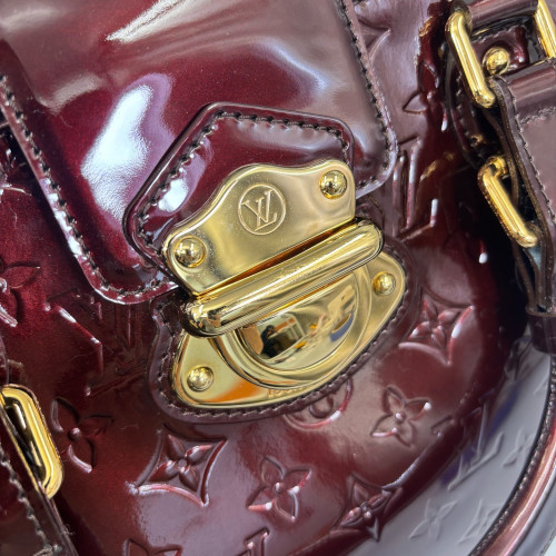 Louis Vuitton Melrose Avenue Handbag Vernis Amarante