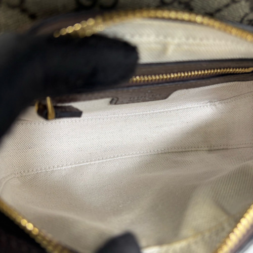 Gucci Web Mini Ophidia Crossbody Bag GG Supreme Monogram Beige Brown Green Gucci Web Mini Ophidia Crossbody Bag GG Supreme Monogram Beige Brown Green