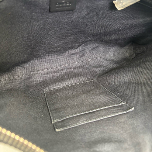 Gucci East-West Messenger GG Supreme Monogram Black
