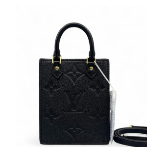 Louis Vuitton Petite Sac Plat Monogram Empreinte Giant Black