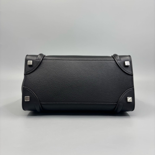Celine Micro Luggage Grained Calfskin Black Celine Micro Luggage Grained Calfskin Black