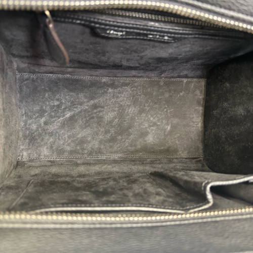 Celine Micro Luggage Grained Calfskin Black Celine Micro Luggage Grained Calfskin Black