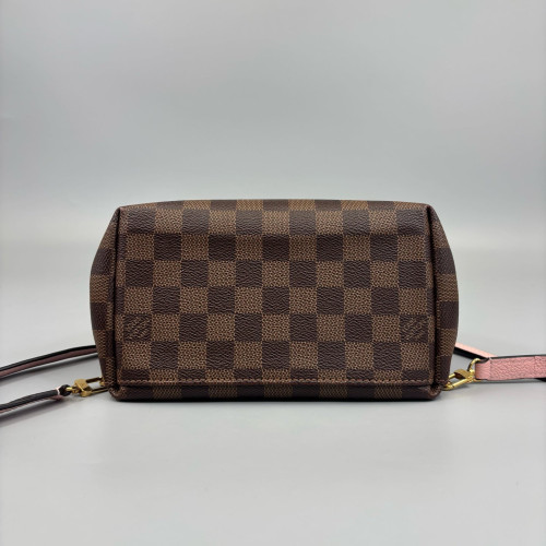 Louis Vuitton Clapton Backpack Damier Ebene Brown Pink