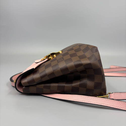 Louis Vuitton Clapton Backpack Damier Ebene Brown Pink