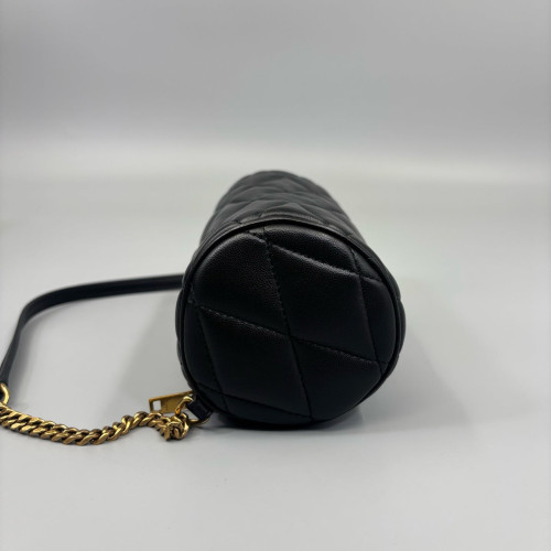 Yves Saint Laurent Sade Mini Tube Calfskin Black