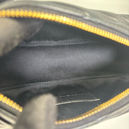 Yves Saint Laurent Sade Mini Tube Calfskin Black