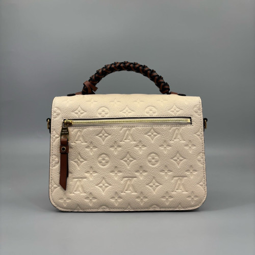 Louis Vuitton Pochette Metis Monogram Empreinte Beige Mystic White