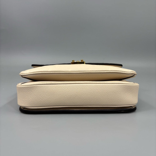 Louis Vuitton Pochette Metis Monogram Empreinte Beige Mystic White
