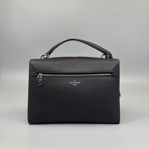 Louis Vuitton Mylockme Top Handle Calfskin Black
