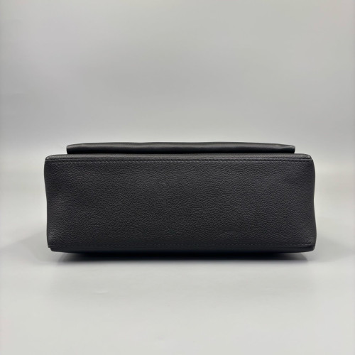 Louis Vuitton Mylockme Top Handle Calfskin Black