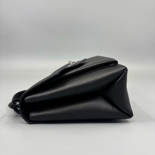 Louis Vuitton Mylockme Top Handle Calfskin Black