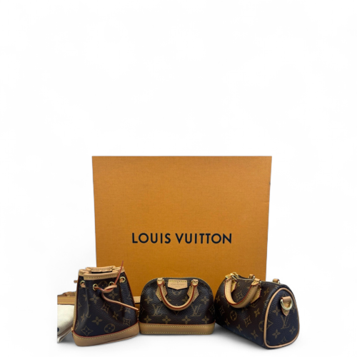 Louis Vuitton Trio Mini Icones Crossbody Bag Monogram Brown Louis Vuitton Trio Mini Icones Crossbody Bag Monogram Brown