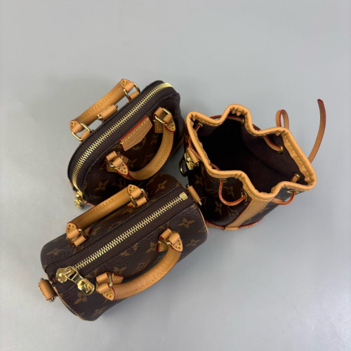 Louis Vuitton Trio Mini Icones Crossbody Bag Monogram Brown Louis Vuitton Trio Mini Icones Crossbody Bag Monogram Brown