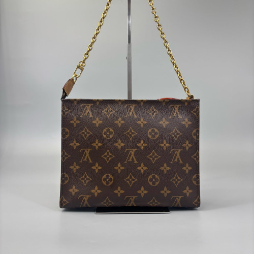 Louis Vuitton Toiletry Pouch On Chain Monogram Brown Louis Vuitton Toiletry Pouch On Chain Monogram Brown