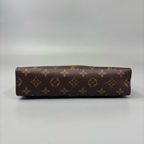 Louis Vuitton Toiletry Pouch On Chain Monogram Brown Louis Vuitton Toiletry Pouch On Chain Monogram Brown