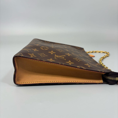 Louis Vuitton Toiletry Pouch On Chain Monogram Brown Louis Vuitton Toiletry Pouch On Chain Monogram Brown