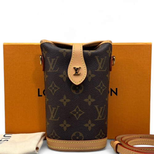 Louis Vuitton Fold Me Pouch Monogram Brown