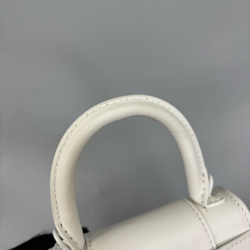 Balenciaga Hourglass Mini Calfskin White