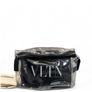 Valentino Bumbag PVC Calfskin Clear Black Valentino Bumbag PVC Calfskin Clear Black