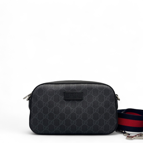 Gucci Camera Case GG Supreme Monogram Black