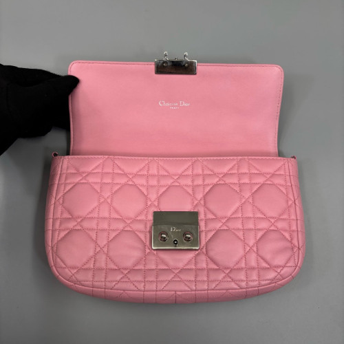 Dior Miss Dior Promenade Pouch Calfskin Pink