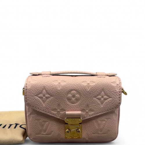 Louis Vuitton Micro Metis Monogram Empreinte Pink