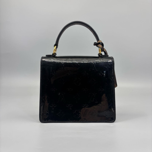 Louis Vuitton Spring Street Vernis Monogram Black Brown White